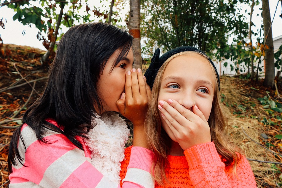 girls gossiping bullying in school