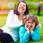 Special need Teen and mother