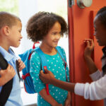 Mother Saying Goodbye To Children As They Leave For School - school success resources